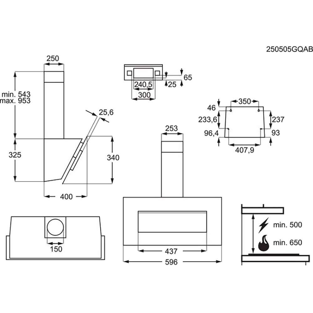 Фото Витяжка ELECTROLUX LFV326W White
