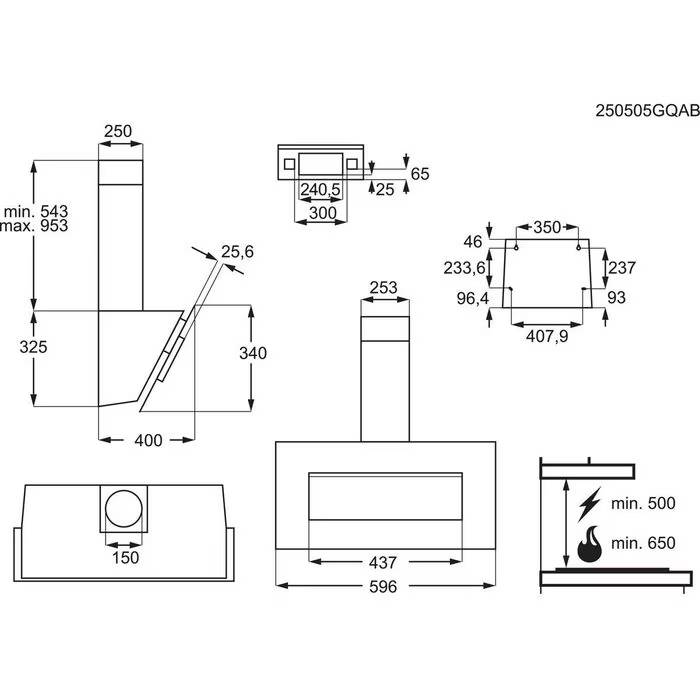 Фото Витяжка ELECTROLUX LFV326K