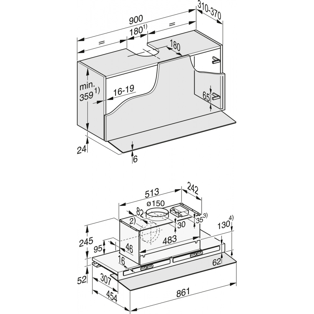 Заказать Вытяжка MIELE DAS 4940
