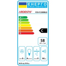 Вытяжка ARDESTO белая (HCH-F1300WG)