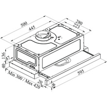 Вытяжка ARDESTO HT-F700MBL