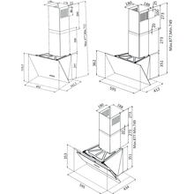 Витяжка ARDESTO FCH-F1300BLG