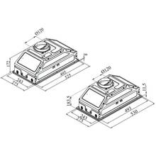 Витяжка ARDESTO HFI-F700MBL Black