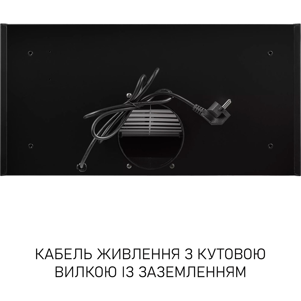 Огляд Витяжка MINOLA HBI 6473 BL GLASS 800 LED Line Black (УТ000004537)