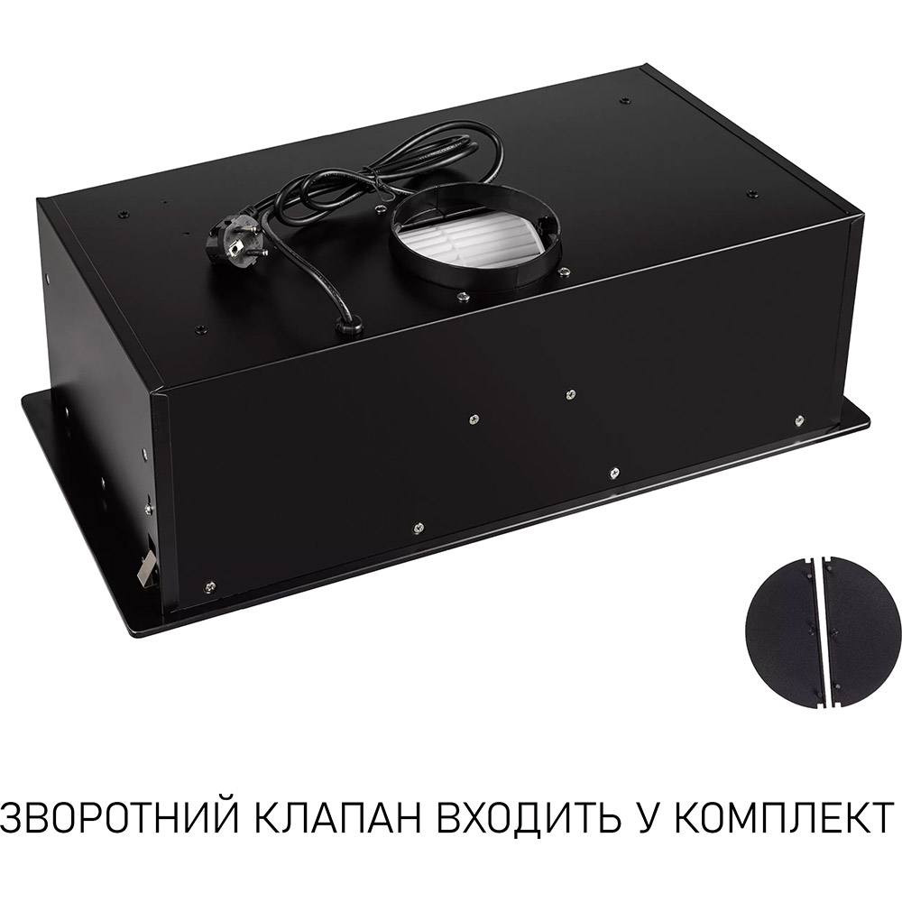 Фото 14 Витяжка MINOLA HBI 6473 BL GLASS 800 LED Line Black (УТ000004537)