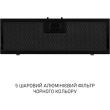 Витяжка MINOLA HBI 6473 BL GLASS 800 LED Line Black (УТ000004537)