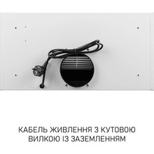 Вытяжка MINOLA HBI 6473 WH GLASS 800 LED Line White (УТ000004538)