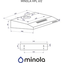 Вытяжка MINOLA HPL 612 BL