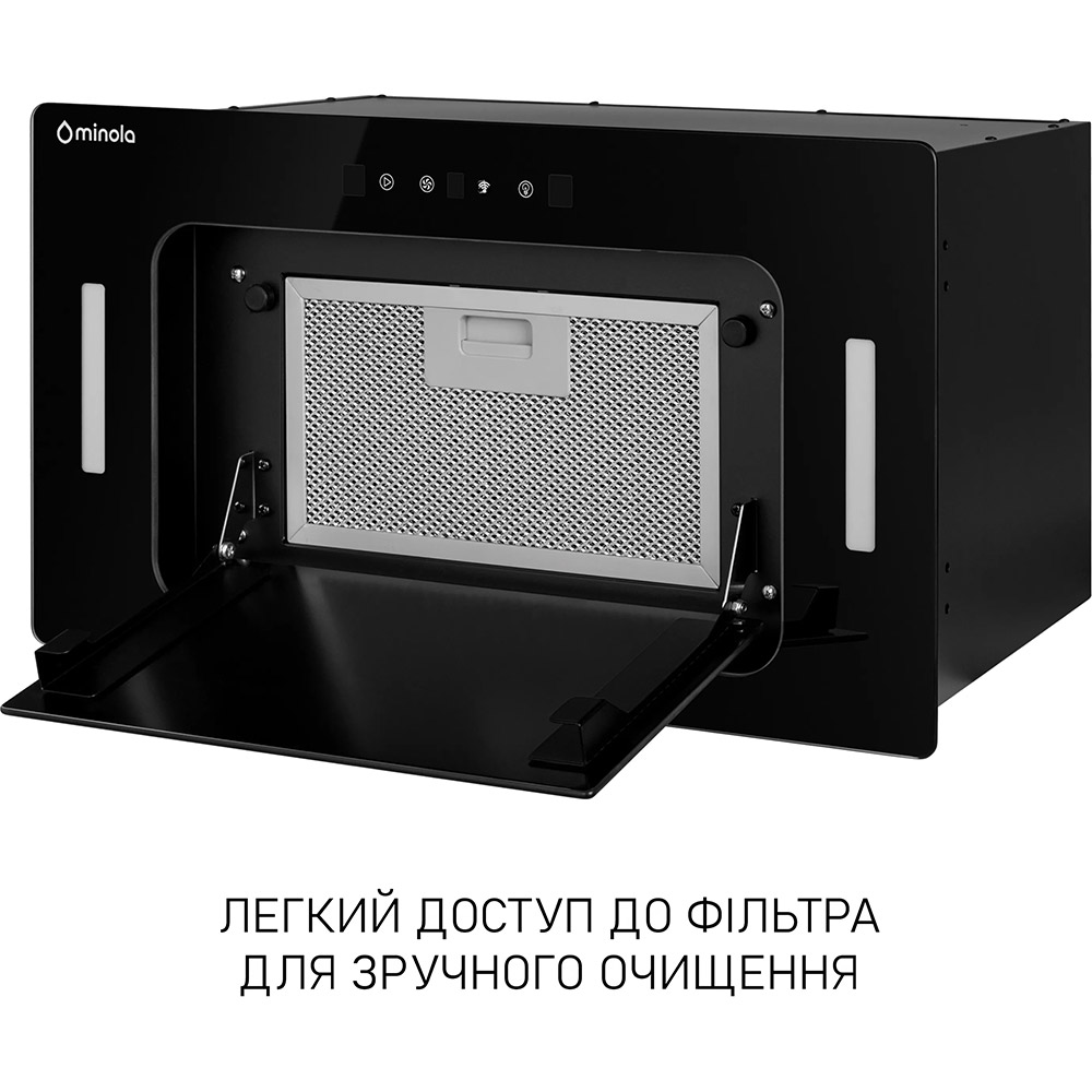 У Фокстрот Витяжка MINOLA BGH 5977 Silent Black (УТ000004548)