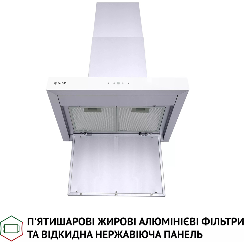 Вытяжка PERFELLI TS 6635 I/WH 1000 LED Режим работы отвод