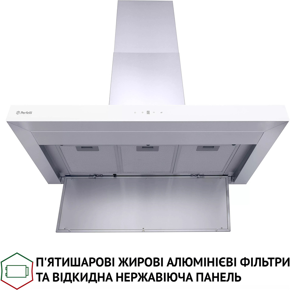 Вытяжка PERFELLI TS 9635 I/WH 1000 LED Тип Т-образная
