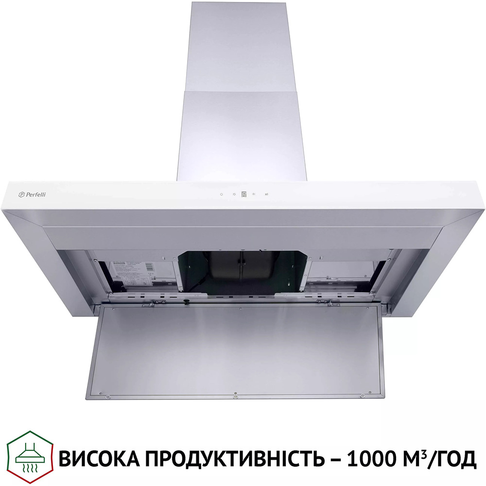 Внешний вид Вытяжка PERFELLI TS 9635 I/WH 1000 LED