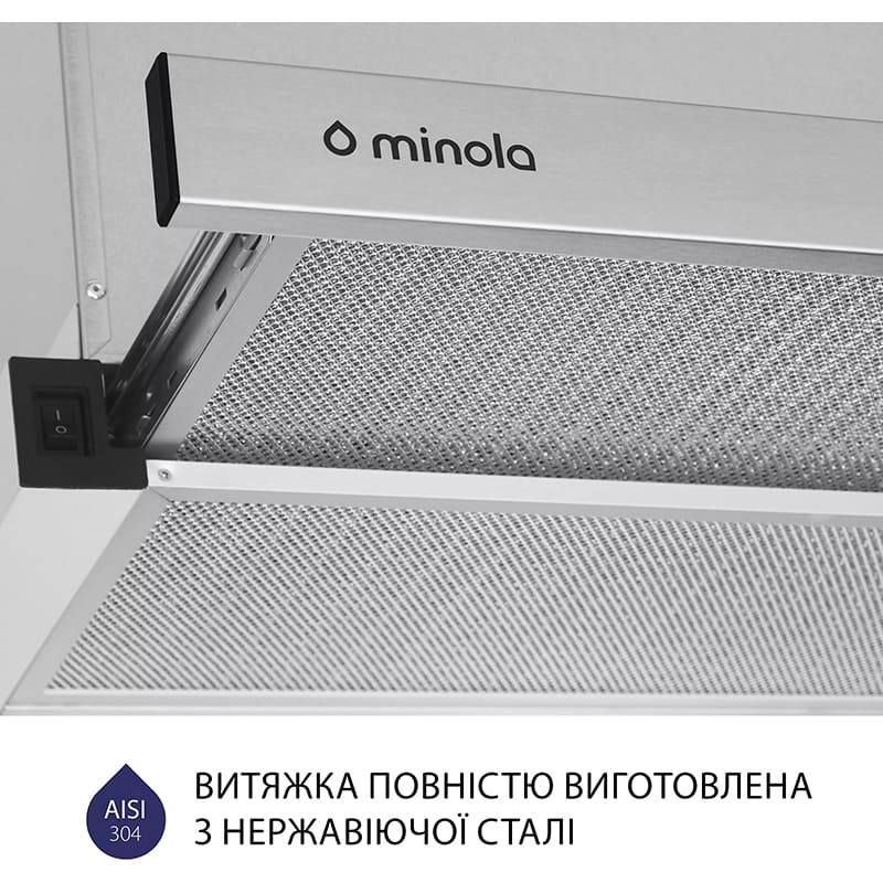 Заказать Вытяжка MINOLA HTL 5614 I 1000 LED
