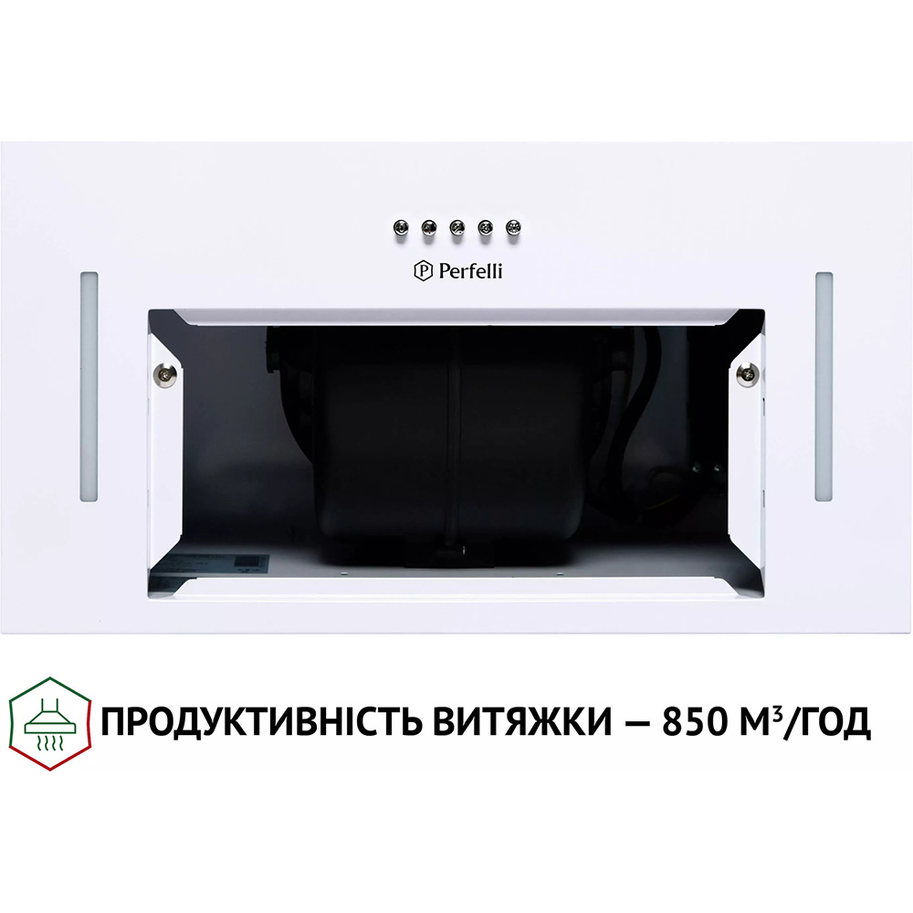 Витяжка PERFELLI BI 5453 WH 850 LED Strip Потужність двигуна 100