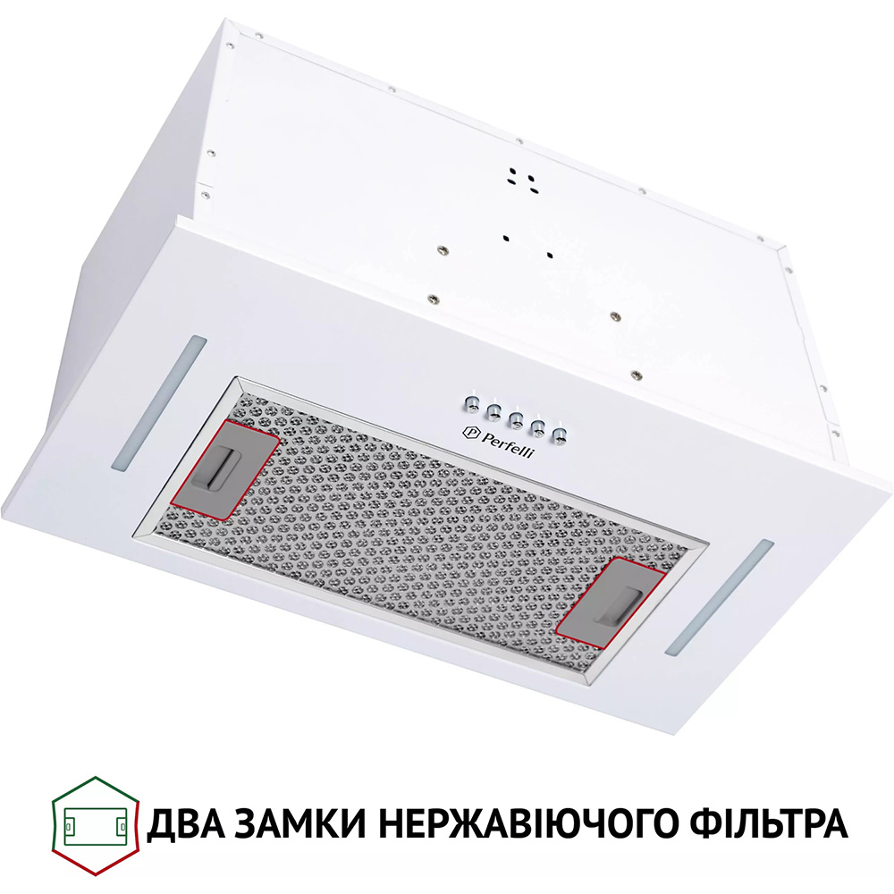 Витяжка PERFELLI BI 5453 WH 850 LED Strip Режим роботи відведення