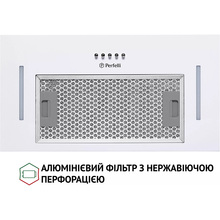 Витяжка PERFELLI BI 5453 WH 850 LED Strip