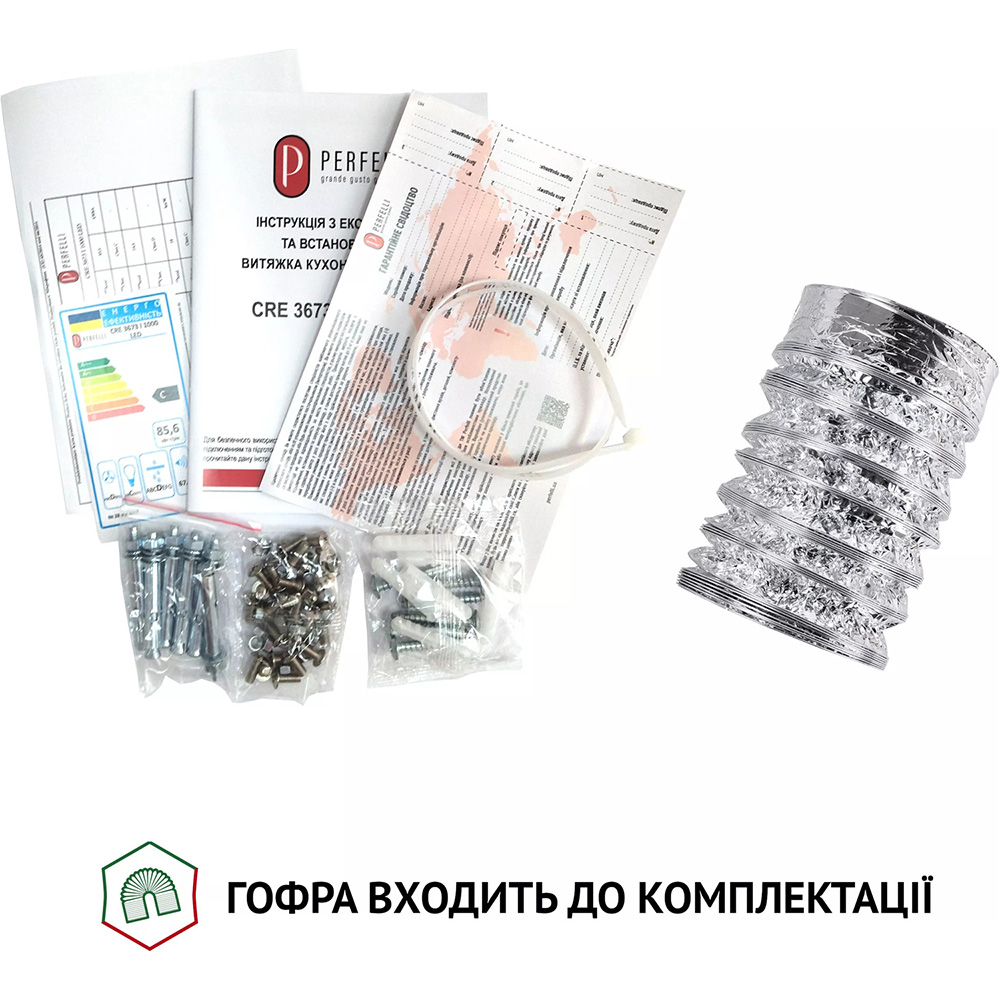 Изображение Вытяжка PERFELLI CRE 3673 I 1000 LED