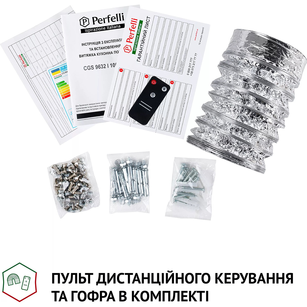 Изображение Вытяжка PERFELLI CGS 9632 I 1000 LED