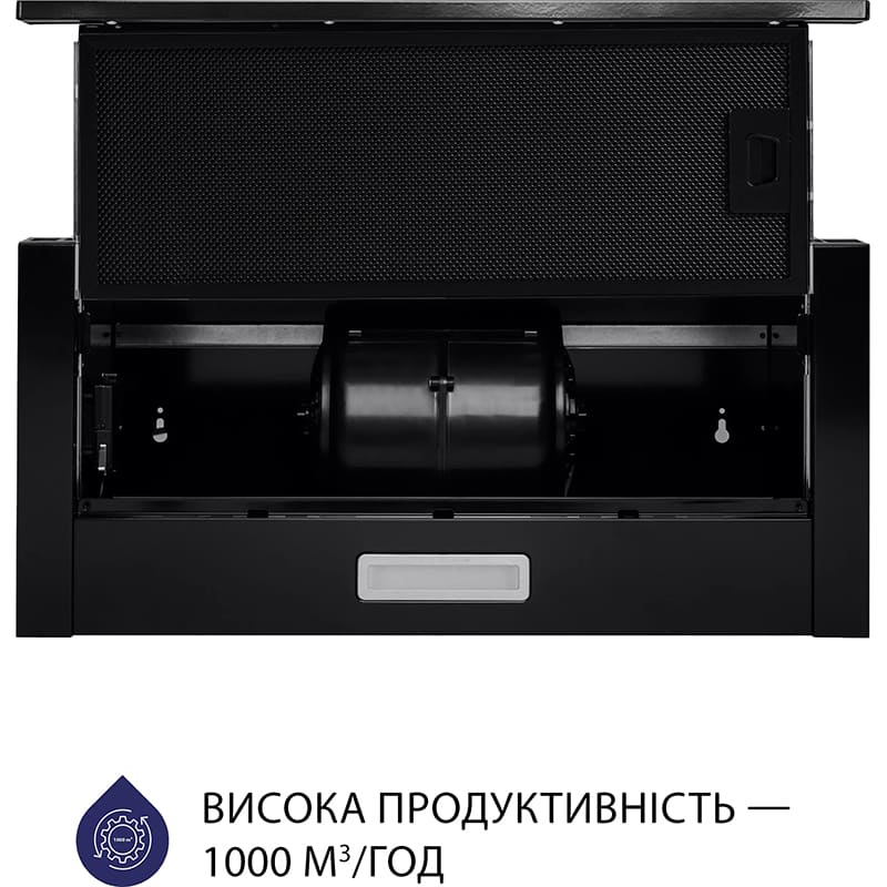 Вытяжка MINOLA HTL 5614 BLF 1000 LED Диаметр воздуховода 150