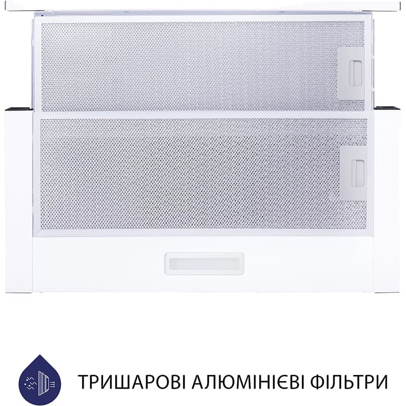 Вытяжка MINOLA HTL 5614 WH 1000 LED Мощность мотора 130