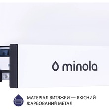Вытяжка MINOLA HTL 5614 WH 1000 LED