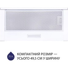 Вытяжка MINOLA HTL 5614 WH 1000 LED