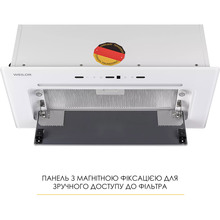 Витяжка WEILOR LUMINA WBG 65 White (УТ000004536)