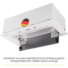 Витяжка WEILOR LUMINA WBG 65 White (УТ000004536)