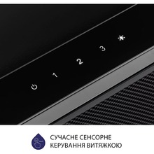 Вытяжка MINOLA HTLS 6634 BLF 1000 LED GLASS