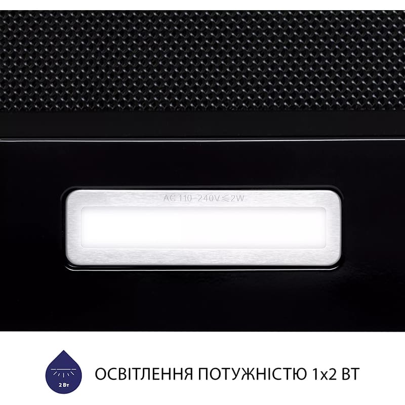 Вытяжка MINOLA HTLS 6634 BLF 1000 LED GLASS Тип телескопическая