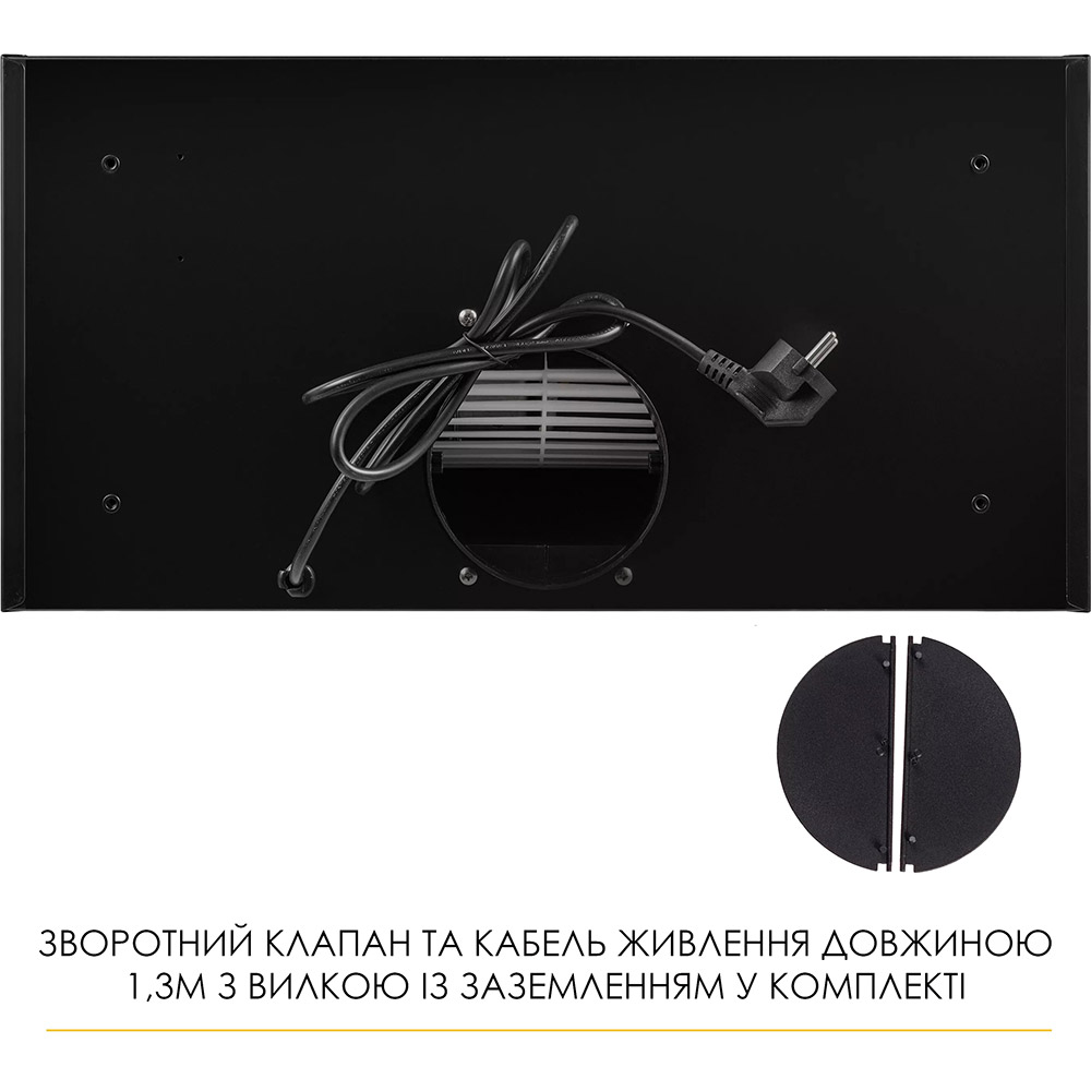 Зображення Витяжка WEILOR LUMINA WBG 66 Black