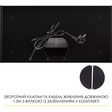 Витяжка WEILOR LUMINA WBG 66 Black