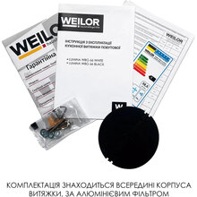 Витяжка WEILOR LUMINA WBG 66 Black