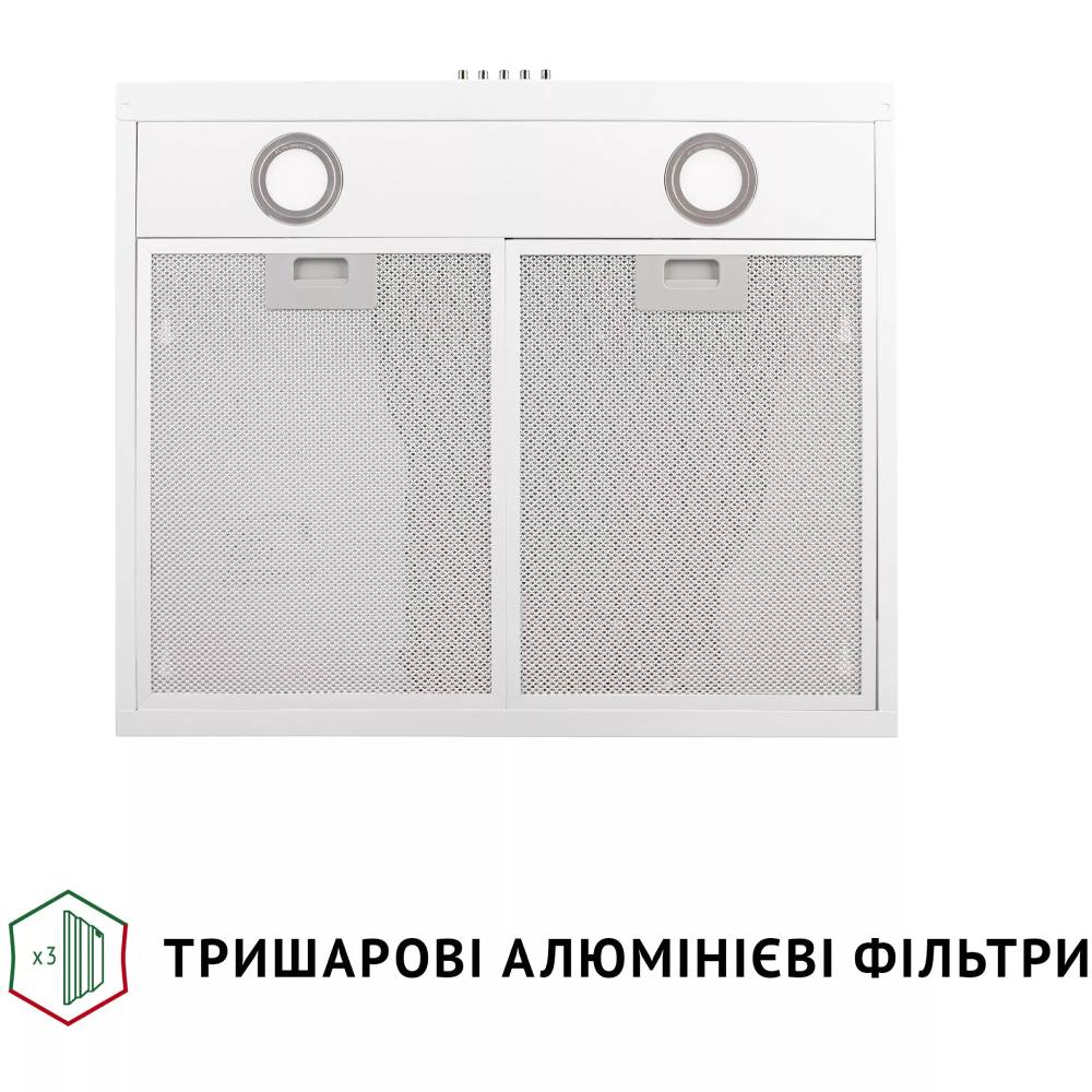 Витяжка PERFELLI PL 5002 W LED Режим работы циркуляция