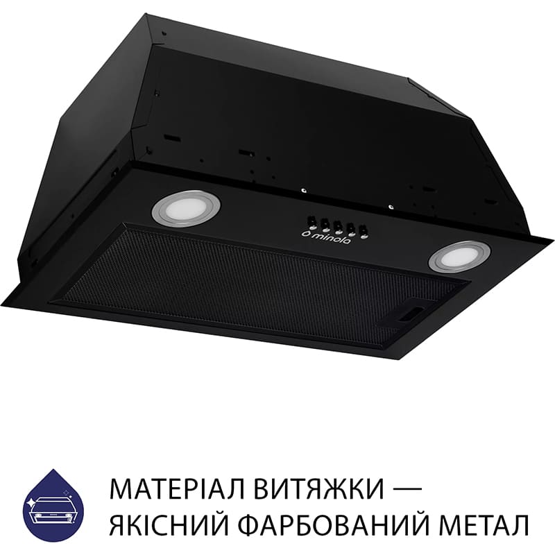 Вытяжка MINOLA HBI 5222 BLF 700 LED Мощность мотора 65