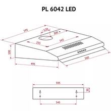 Витяжка PERFELLI PL 6042 W LED