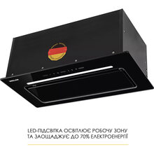 Витяжка WEILOR LUMINA WBG 68 Black
