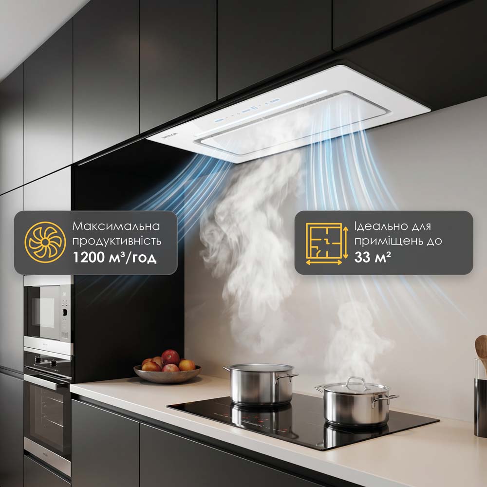 Витяжка WEILOR LUMINA WBG 68 White (УТ000004554)