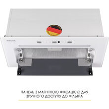 Витяжка WEILOR LUMINA WBG 68 White (УТ000004554)