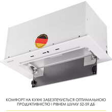 Витяжка WEILOR LUMINA WBG 68 White (УТ000004554)