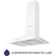 Витяжка MINOLA HK 6614 WH 1000 LED
