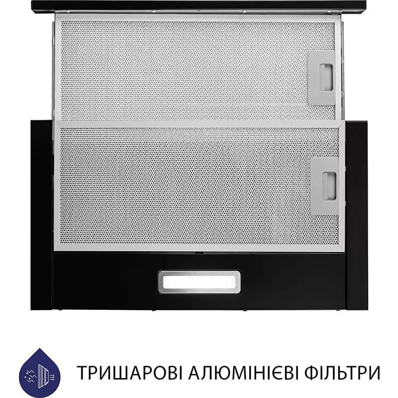 Витяжка MINOLA HTL 514 BL LED Діаметр повітропровода 120