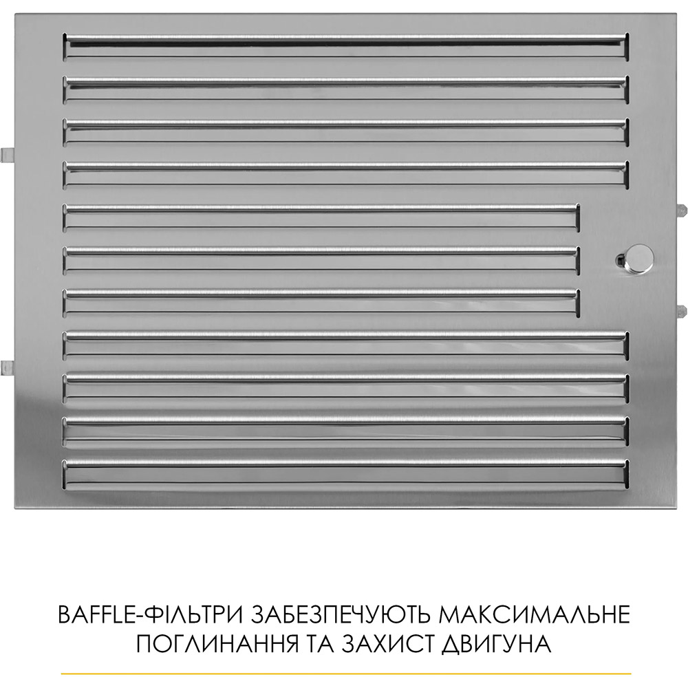 Витяжка WEILOR MIST WTX 68 Inox (УТ000004566) Діаметр повітропровода 150