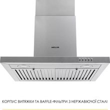 Витяжка WEILOR MIST WTX 68 Inox (УТ000004566)
