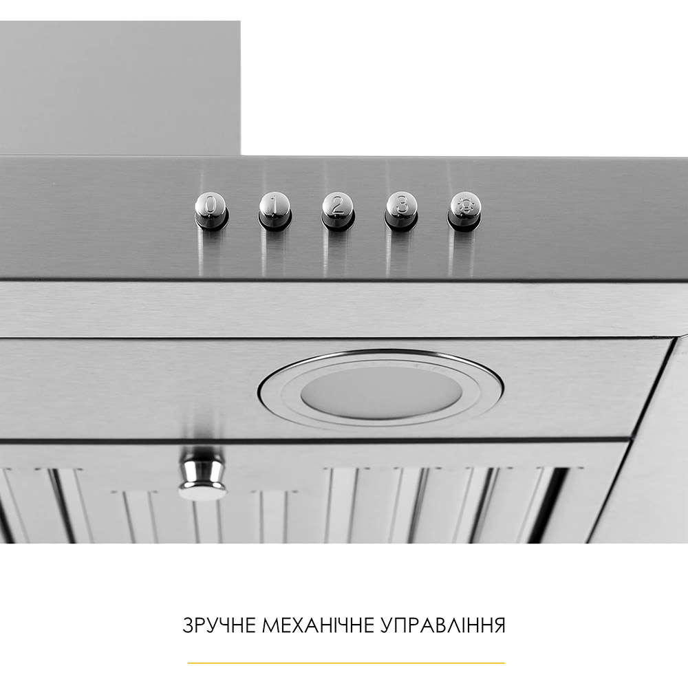Зовнішній вигляд Витяжка WEILOR MIST WTX 68 Inox (УТ000004566)