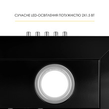 Витяжка WEILOR MIST WTX 68 Black (УТ000004567)