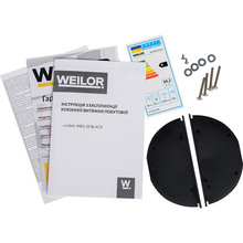Вытяжка WEILOR LUNA WBG 55 Black (УТ000004608)
