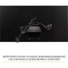 Вытяжка WEILOR LUNA WBG 55 Black (УТ000004608)