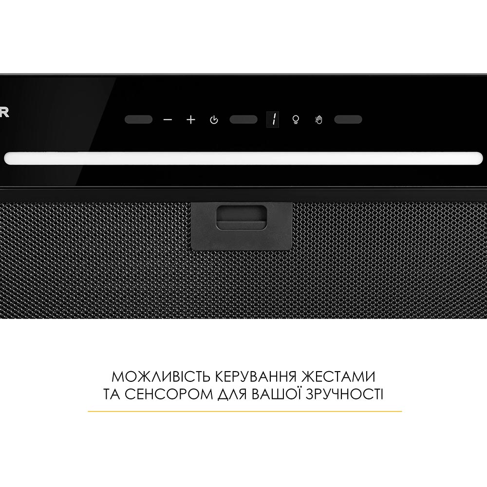 Вытяжка WEILOR LUNA WBG 56 Black (УТ000004609) Режим работы циркуляция