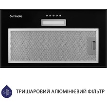 Витяжка MINOLA HBI 5614 BL 1000 LED